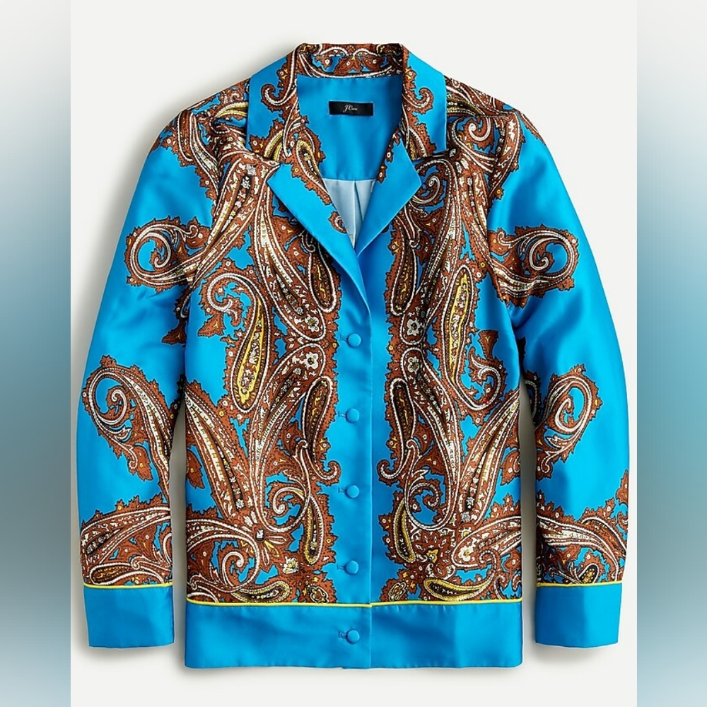 J.Crew reimagined retro paisley shirt